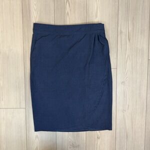 RipSkirt Hawaii Wrap Skirt Women's Medium Blue Printed Length 3 Adjustable